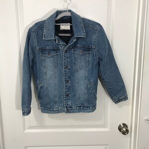 The Children's Place All Weather Outerwear Denim Jacket Kids Large (10/12) EUC
